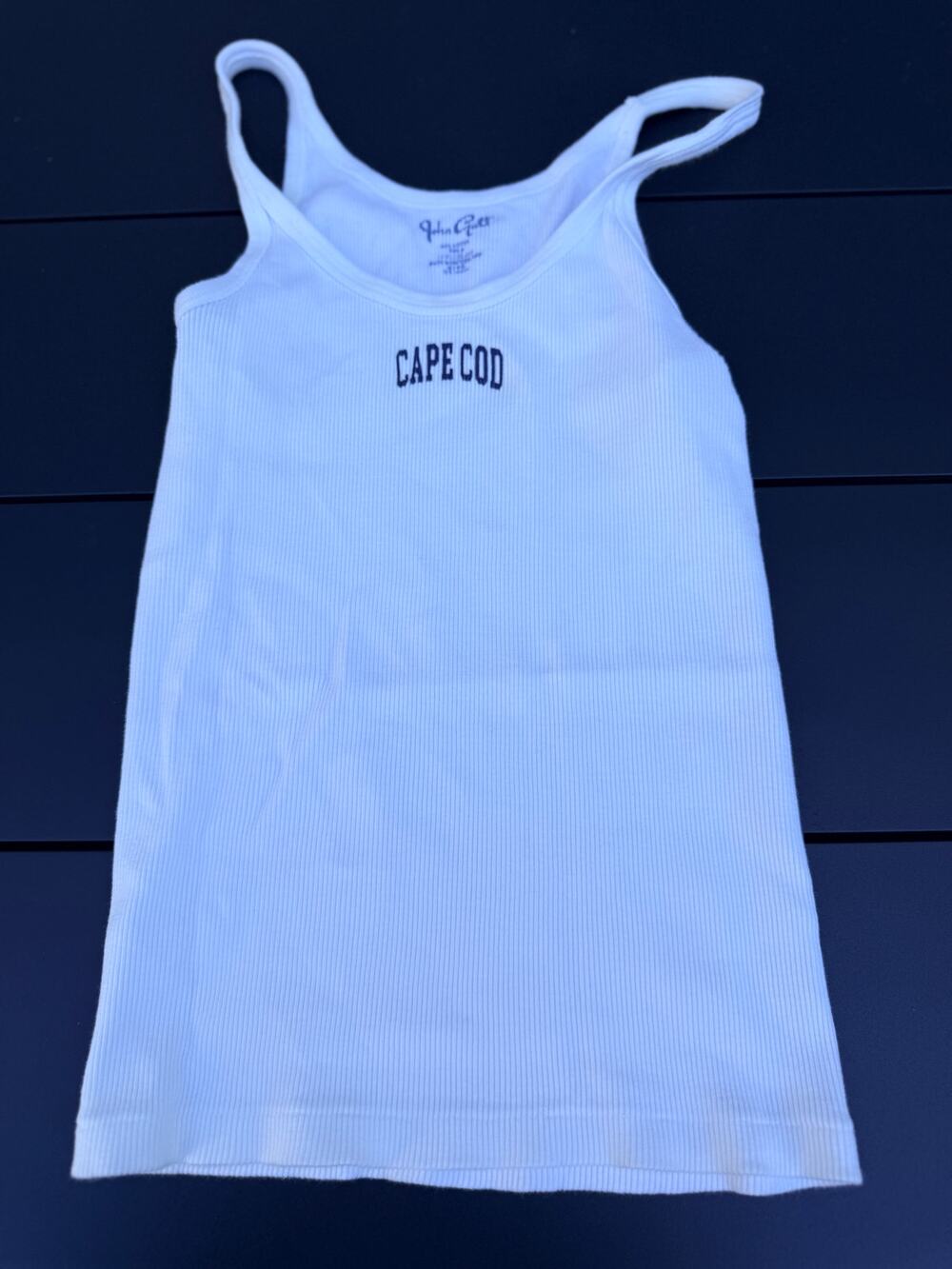 John Galt Cape Cod white tank